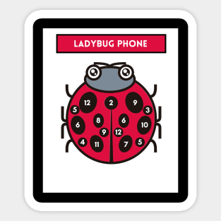 Ladybug Phone Sticker